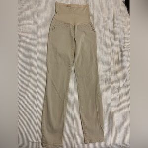 00 skinny maternity full panel pants